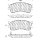 Purchase Top-Quality Front Disc Pads by CENTRIC PARTS - 500.08890 pa1