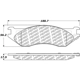 Purchase Top-Quality Front Disc Pads by CENTRIC PARTS - 500.08970 pa8