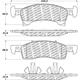 Purchase Top-Quality Front Disc Pads by CENTRIC PARTS - 500.09340 pa2