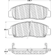 Purchase Top-Quality Front Disc Pads by CENTRIC PARTS - 500.09590 pa4