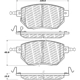 Purchase Top-Quality Front Disc Pads by CENTRIC PARTS - 500.09690 pa4