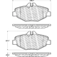 Purchase Top-Quality Front Disc Pads by CENTRIC PARTS - 500.09870 pa1
