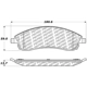 Purchase Top-Quality Front Disc Pads by CENTRIC PARTS - 500.10190 pa10