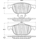 Purchase Top-Quality Plaquette de frein avant by CENTRIC PARTS - 500.10440 pa4