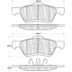 Purchase Top-Quality Plaquette de frein avant by CENTRIC PARTS - 500.10470 pa1