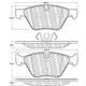 Purchase Top-Quality Plaquette de frein avant by CENTRIC PARTS - 500.10611 pa1