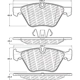 Purchase Top-Quality Plaquette de frein avant by CENTRIC PARTS - 500.10611 pa8