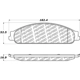 Purchase Top-Quality Front Disc Pads by CENTRIC PARTS - 500.10700 pa3