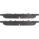 Purchase Top-Quality Front Disc Pads by CENTRIC PARTS - 500.10750 pa6