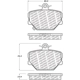 Purchase Top-Quality Front Disc Pads by CENTRIC PARTS - 500.12520 pa2