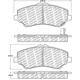 Purchase Top-Quality Front Disc Pads by CENTRIC PARTS - 500.12730 pa8