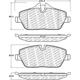 Purchase Top-Quality Front Disc Pads by CENTRIC PARTS - 500.13080 pa4