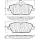 Purchase Top-Quality Front Disc Pads by CENTRIC PARTS - 500.13080 pa8