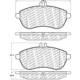 Purchase Top-Quality Front Disc Pads by CENTRIC PARTS - 500.13400 pa2