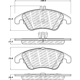 Purchase Top-Quality Front Disc Pads by CENTRIC PARTS - 500.13420 pa4
