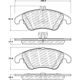Purchase Top-Quality Front Disc Pads by CENTRIC PARTS - 500.13420 pa8