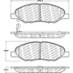 Purchase Top-Quality Front Disc Pads by CENTRIC PARTS - 500.13450 pa4