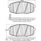 Purchase Top-Quality Front Disc Pads by CENTRIC PARTS - 500.13970 pa8