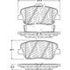 Purchase Top-Quality Plaquette de frein avant by CENTRIC PARTS - 500.14320 pa3