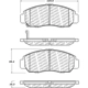 Purchase Top-Quality Front Disc Pads by CENTRIC PARTS - 500.16080 pa4