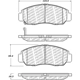 Purchase Top-Quality Front Disc Pads by CENTRIC PARTS - 500.16080 pa8