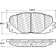 Purchase Top-Quality Front Disc Pads by CENTRIC PARTS - 500.16280 pa3