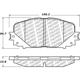 Purchase Top-Quality Front Disc Pads by CENTRIC PARTS - 500.16280 pa7