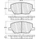 Purchase Top-Quality Front Disc Pads by CENTRIC PARTS - 500.18110 pa8