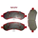 Purchase Top-Quality Front Disc Pads by EUROROTOR - XD1084H pa3
