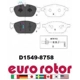 Purchase Top-Quality Front Disc Pads by EUROROTOR - XD1549H pa3