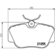 Purchase Top-Quality Front Disc Pads by HELLA PAGID - 355006181 pa18