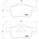 Purchase Top-Quality Front Disc Pads by HELLA PAGID - 355006851 pa14