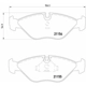 Purchase Top-Quality Front Disc Pads by HELLA PAGID - 355007591 pa11