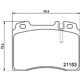 Purchase Top-Quality Front Disc Pads by HELLA PAGID - 355008181 pa14