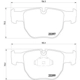 Purchase Top-Quality Front Disc Pads by HELLA PAGID - 355009301 pa16