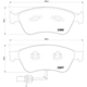 Purchase Top-Quality Front Disc Pads by HELLA PAGID - 355011021 pa13