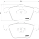 Purchase Top-Quality Front Disc Pads by HELLA PAGID - 355011571 pa17