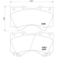 Purchase Top-Quality Front Disc Pads by HELLA PAGID - 355013151 pa13