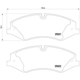 Purchase Top-Quality Front Disc Pads by HELLA PAGID - 355015081 pa12