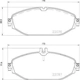 Purchase Top-Quality Front Disc Pads by HELLA PAGID - 355021921 pa8