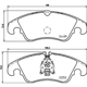 Purchase Top-Quality Front Disc Pads by HELLA PAGID - 355023221 pa2