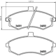 Purchase Top-Quality HELLA PAGID - 355035761 - Disc Brake Pad Set pa1