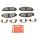 Purchase Top-Quality MOPAR - 68209532AA - Semi-Metallic Front Disc Brake Pads pa3