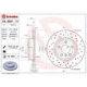 Purchase Top-Quality Front Drilled Rotor by BREMBO - 09.9581.1X pa6