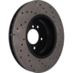 Purchase Top-Quality Front Drilled Rotor by CENTRIC PARTS - 128.34093R pa1