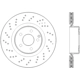 Purchase Top-Quality Front Drilled Rotor by CENTRIC PARTS - 128.35120 pa4