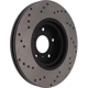 Purchase Top-Quality Front Drilled Rotor by CENTRIC PARTS - 128.42080L pa6