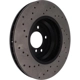 Purchase Top-Quality Front Drilled Rotor by STOPTECH - 128.34093L pa12
