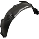 Purchase Top-Quality Front Driver Side Fender Splash Shield by SHERMAN PARTS - 768-24L pa1