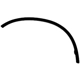 Purchase Top-Quality Front Driver Side Wheel Opening Molding by SHERMAN PARTS - 2927-92M-1 pa1